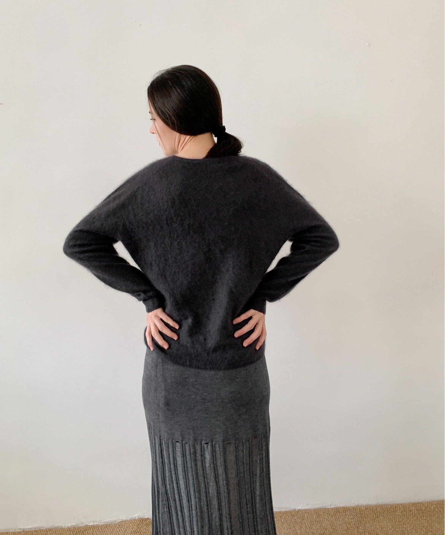 ディケイドクラシック DECADE CLASSIC DECADE CLASSIC シャギーニットフルオーバー (ダークグレー) ダークグレー