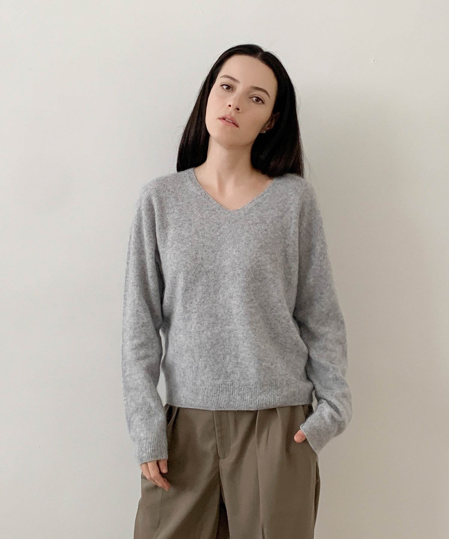 ディケイドクラシック DECADE CLASSIC DECADE CLASSIC シャギーニットフルオーバー (ライトグレー) ライトグレー