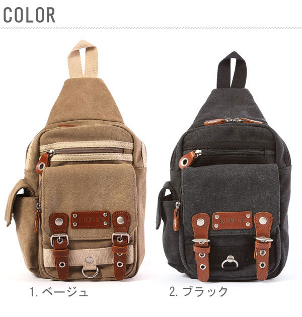 ディバイス DEVICE デバイス DEVICE #DBH-30028 ボディバッグ (1.ベージュ) 1.ベージュ