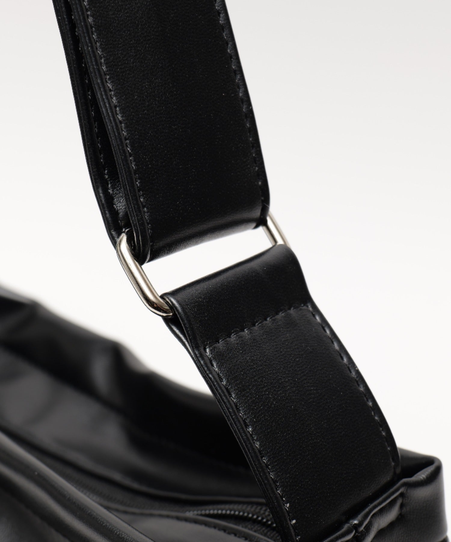 Device DEVICE Zip Design Loose Manmade Leather Shoulder Bag