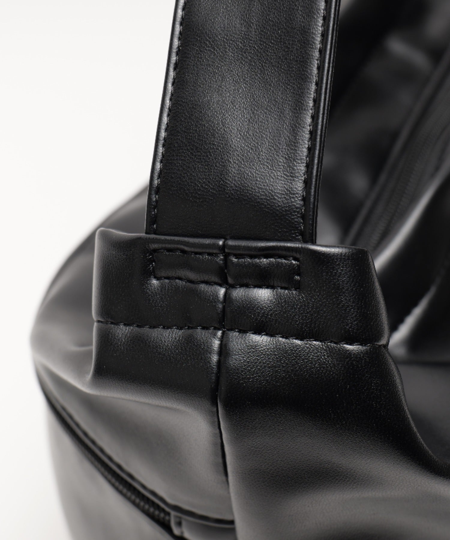 Device DEVICE Zip Design Loose Manmade Leather Shoulder Bag