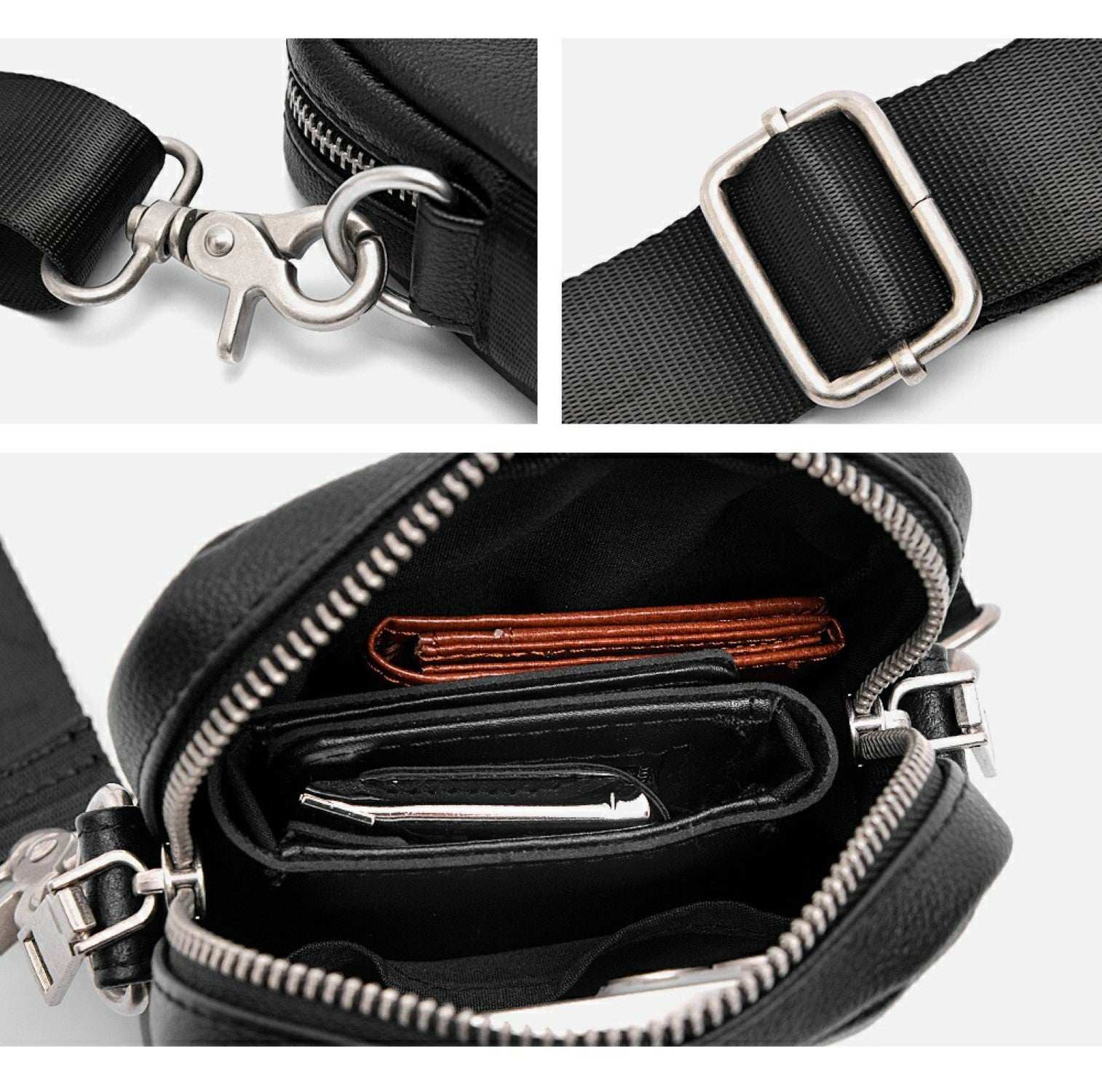 デバイスプラス DEVICE+ 本革カウレザー ミニショルダーバッグ