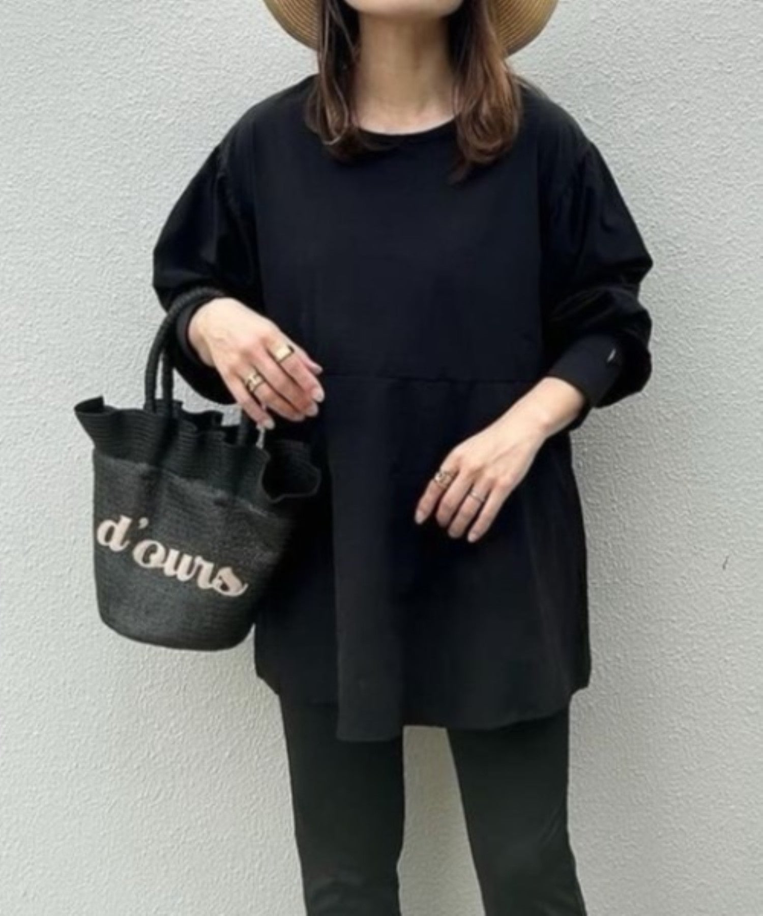 デバイスプラス DEVICE+ ラッシュガードトップス (ブラック) BK