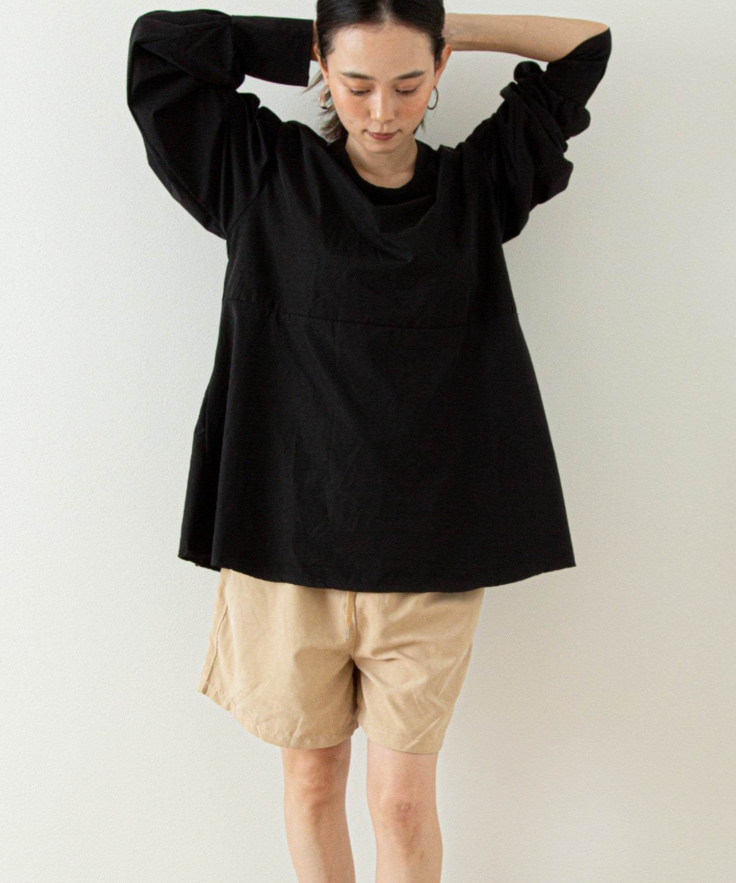 デバイスプラス DEVICE+ ラッシュガード ハーフパンツ,BE