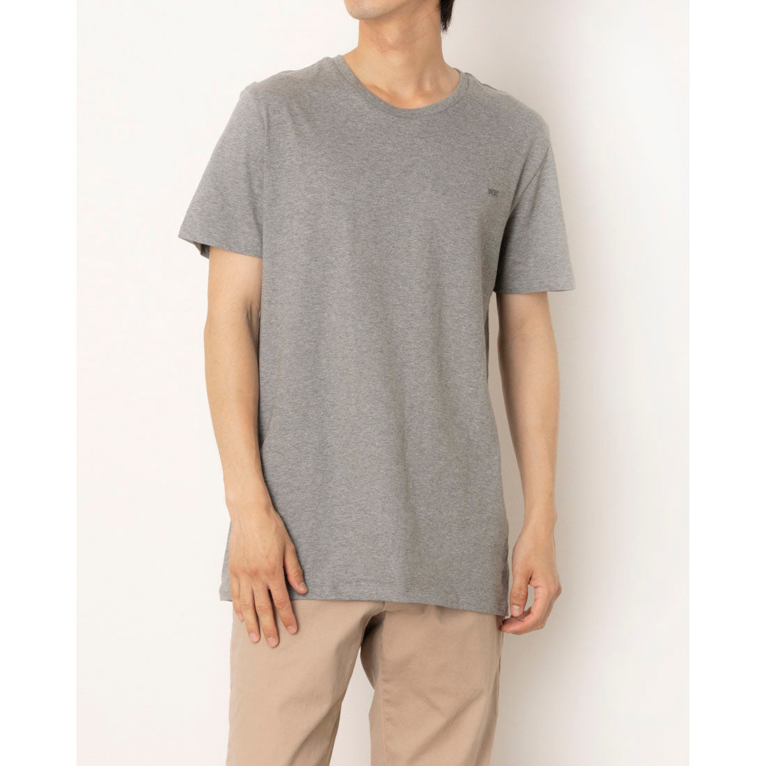 ディーゼル DIESEL 2Pセット 無地クルーネック (BLACK GREY) BLACK GREY