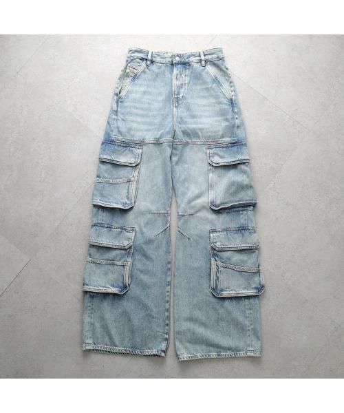 ディーゼル DIESEL DIESEL デニムパンツ D-SIRE-CARGO-D A13316 0DBCX (01/ライトブルー) 01/ライトブルー