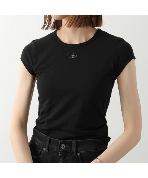 ディーゼル DIESEL DIESEL Tシャツ T-ANGIE OD A19912 0AFAA オーバルD 刺繍 (9XX/ブラック) 9XX/ブラック