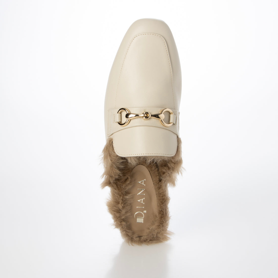 ダイアナ DIANA マニッシュローファー (アイボリーカーフ) アイボリーカーフ