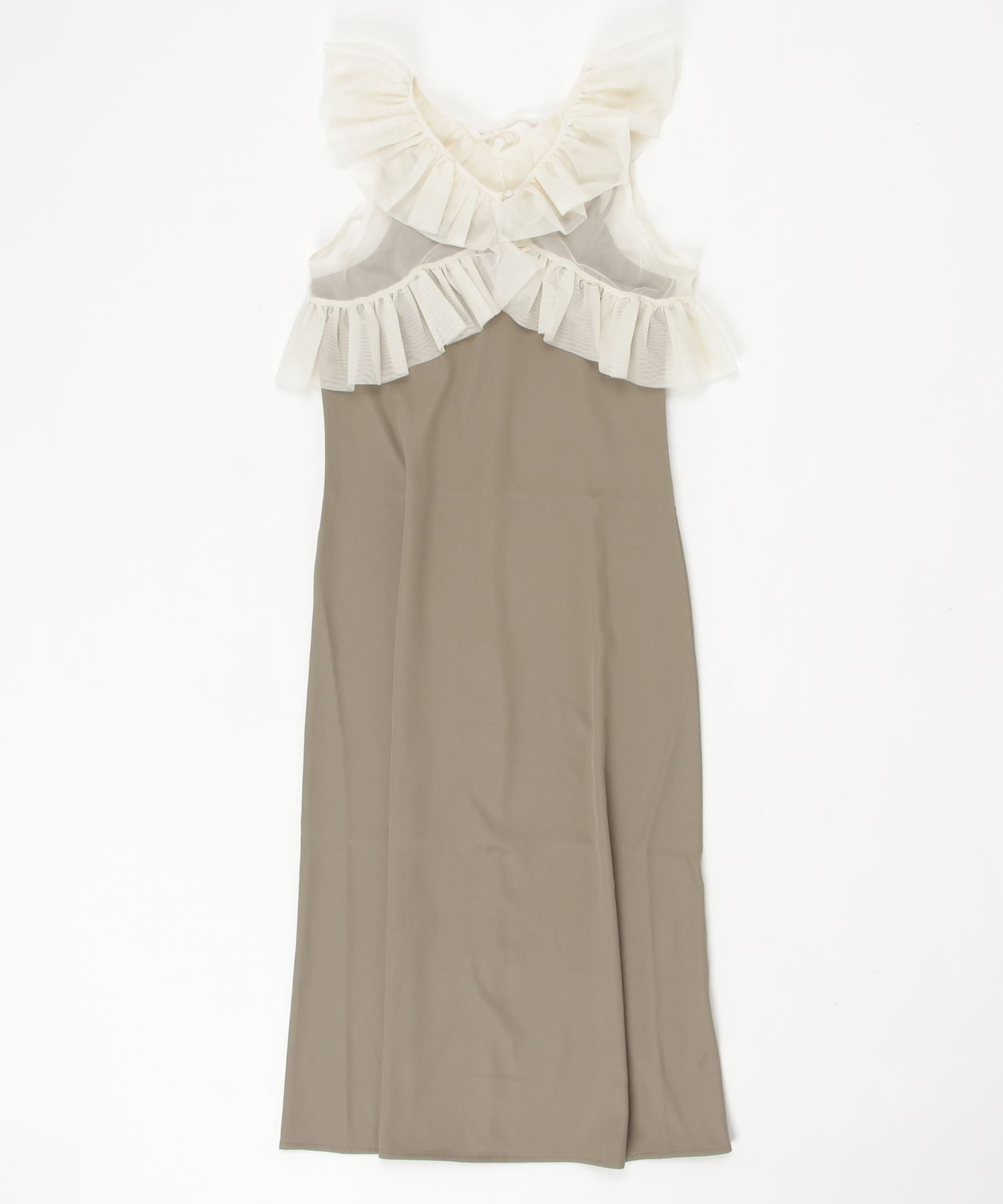 ディップインチョコレート DIP IN CHOCOLATE チュールベストドレス【DIP IN CHOCOLATE】 (グレー系) グレー系