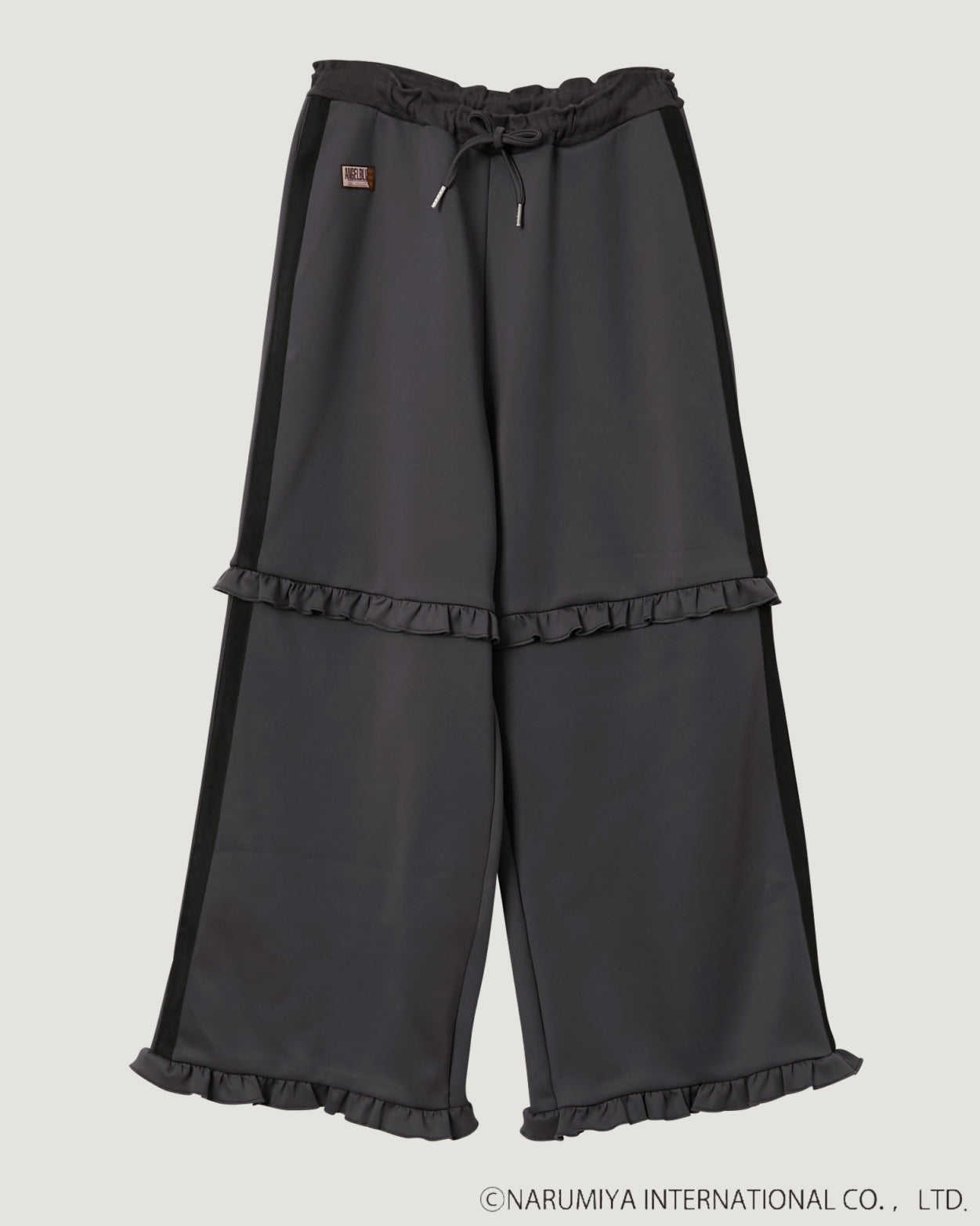 ディップインチョコレート DIP IN CHOCOLATE 【エンジェルブルー×DIP IN CHOCOLATE】トラックジャージセットアップ フリルパンツ (C.グレー) C.グレー