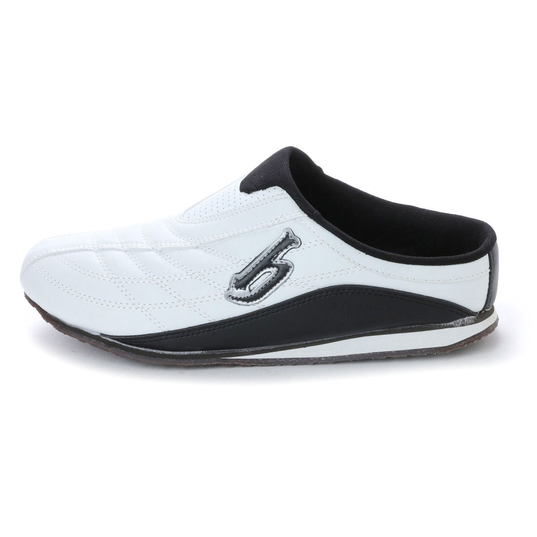 ディージェーホンダ dj honda サンダル メンズ スライドスリッポンスニーカー クロッグシューズ (WHT/BLK) WHT/BLK