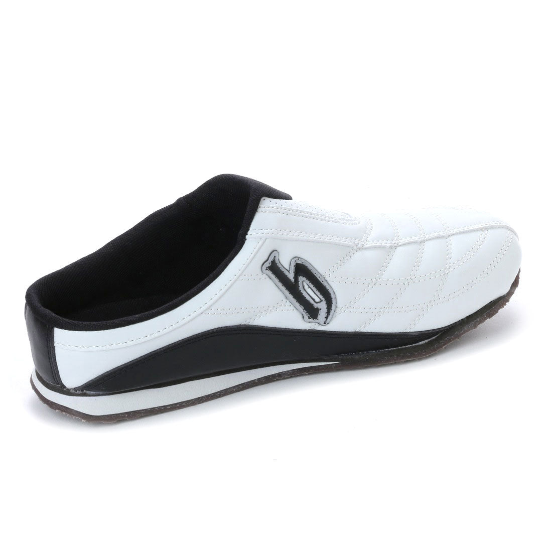 ディージェーホンダ dj honda サンダル メンズ スライドスリッポンスニーカー クロッグシューズ (WHT/BLK) WHT/BLK