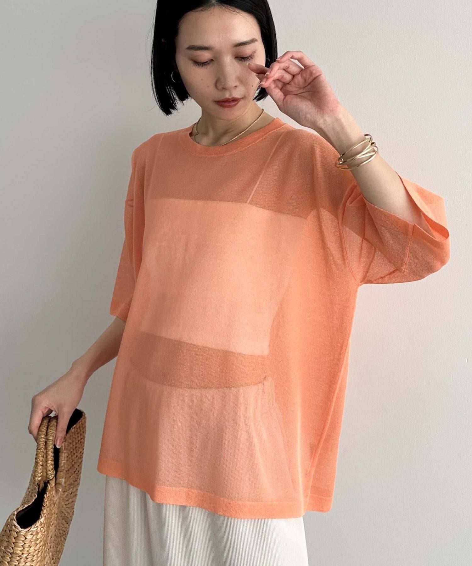 ドゥ archives DOUX ARCHIVES 透膚針織T恤