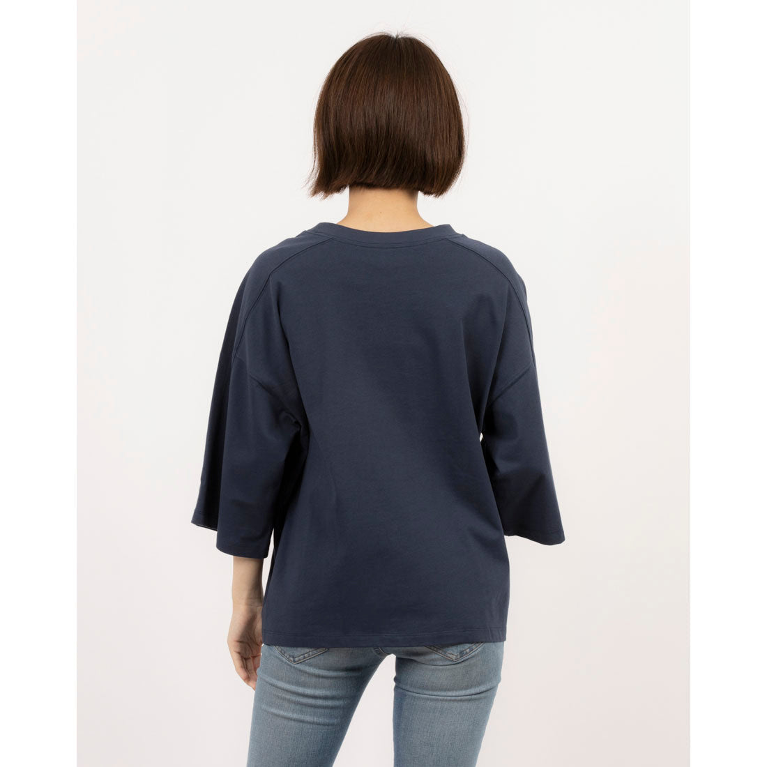 ドゥ アルシーヴ DOUX ARCHIVES AMSTERDAMロゴプリントT (NVY) NVY