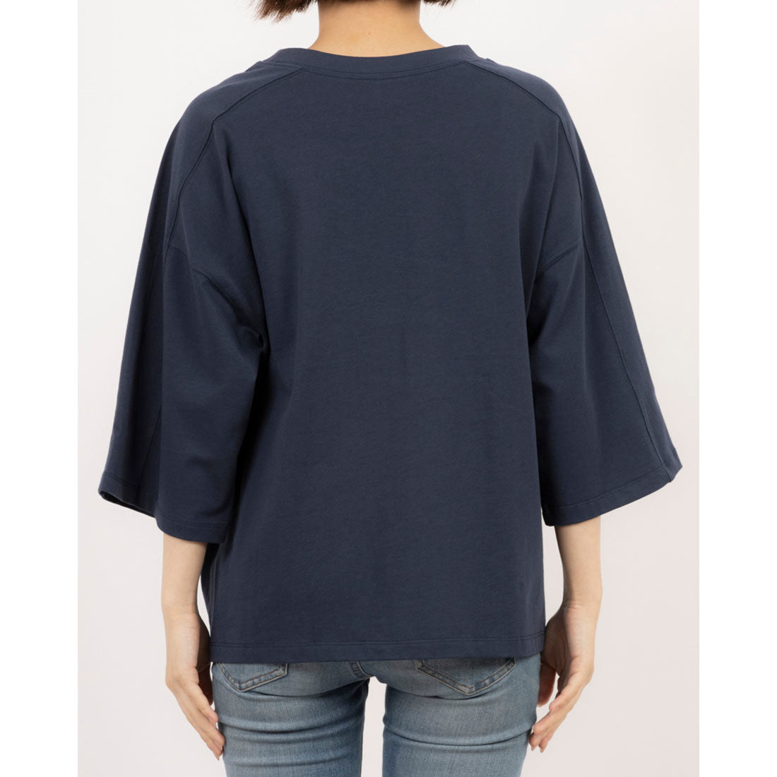 ドゥ アルシーヴ DOUX ARCHIVES AMSTERDAMロゴプリントT (NVY) NVY