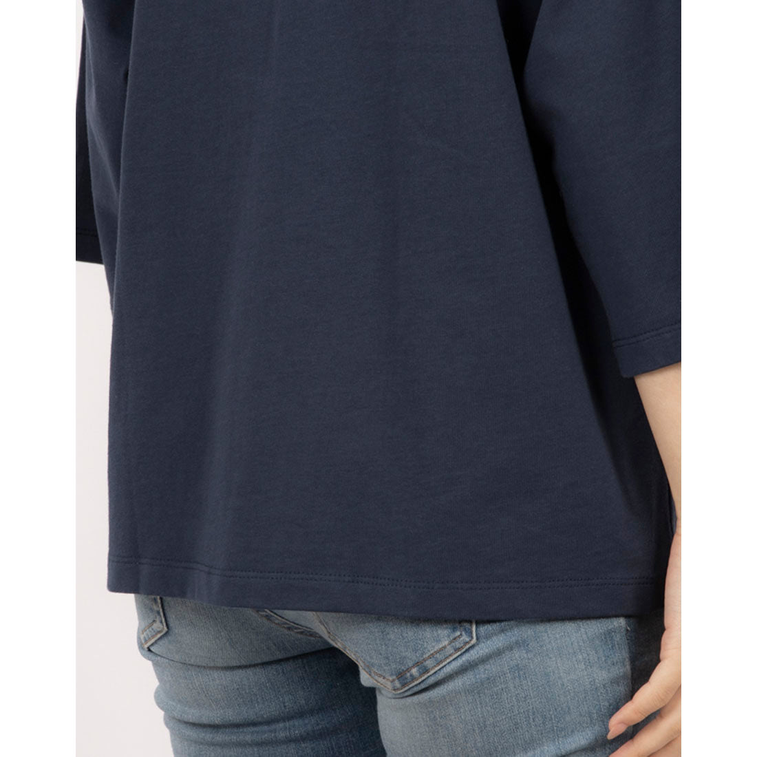 ドゥ アルシーヴ DOUX ARCHIVES AMSTERDAMロゴプリントT (NVY) NVY