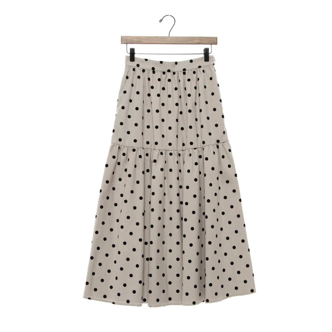 ドゥ アルシーヴ DOUX ARCHIVES ドットフレア切替スカート (IVO) IVO