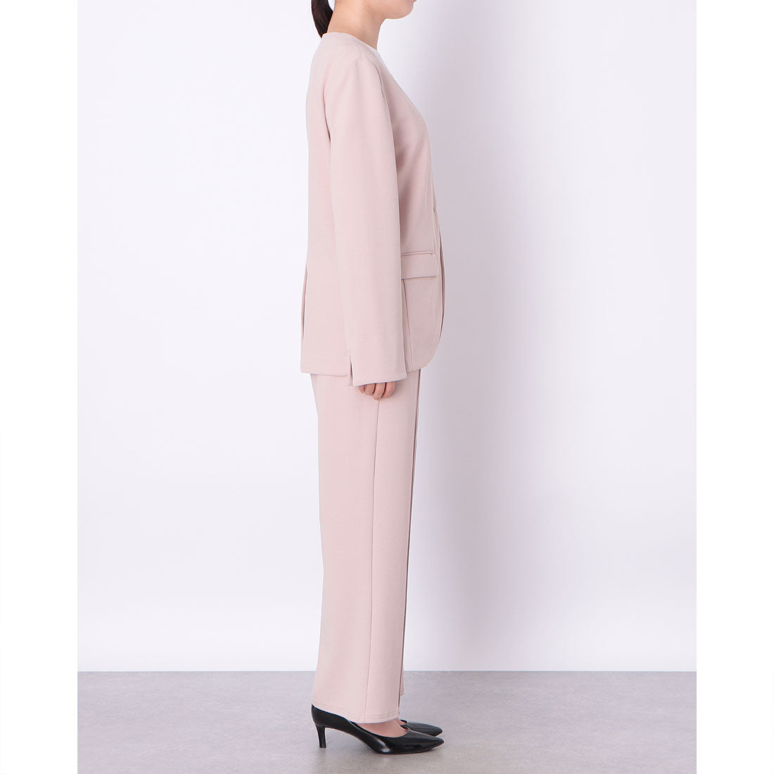 ドゥ アルシーヴ DOUX ARCHIVES カットジョーゼットセットアップ (BEG) BEG