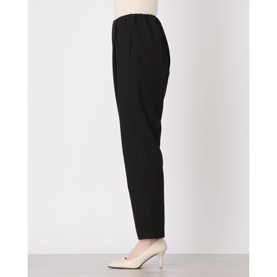 ドゥ アルシーヴ DOUX ARCHIVES 裏起毛テーパードパンツ (GRY) GRY