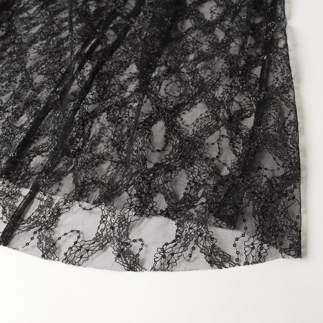 ドゥ アルシーヴ DOUX ARCHIVES 【YOLO】Lace Skirt (BLK) BLK