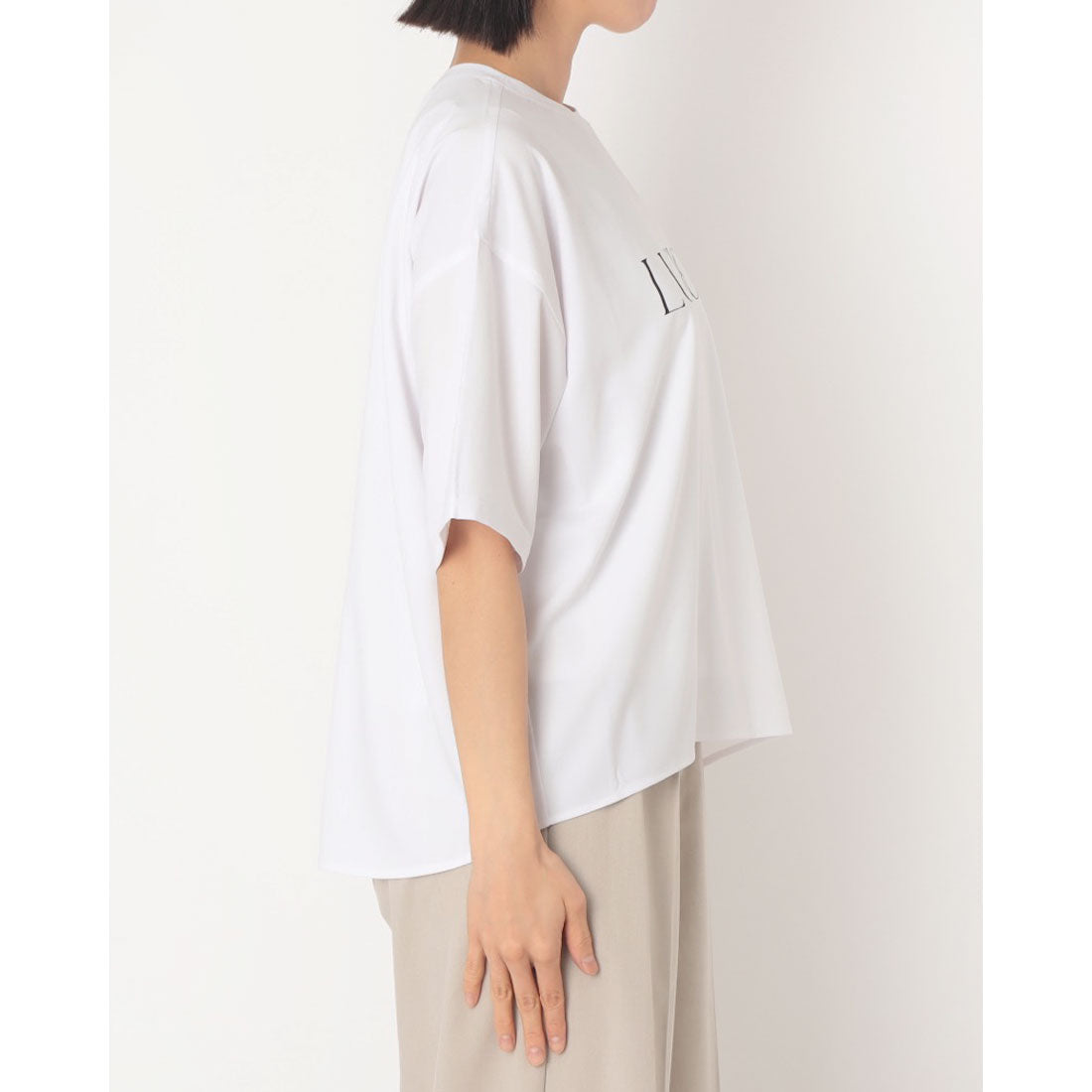 ドゥ アルシーヴ DOUX ARCHIVES ジョーゼットプリントブラウス (OFF WHITE) OFF WHITE