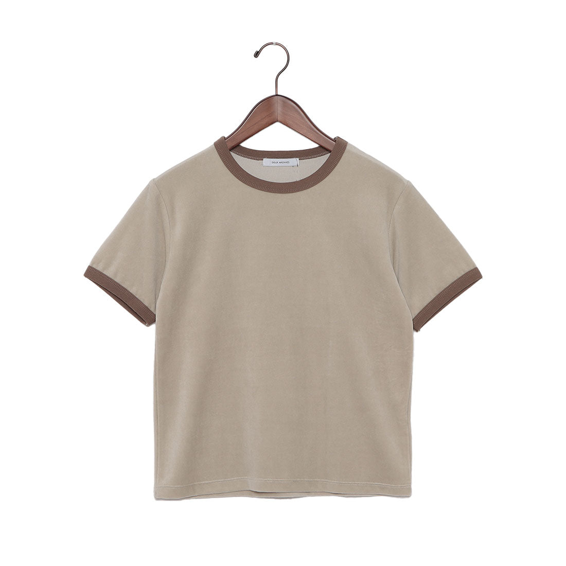 ドゥ アルシーヴ DOUX ARCHIVES ベロアリンガーTee (IVO) IVO