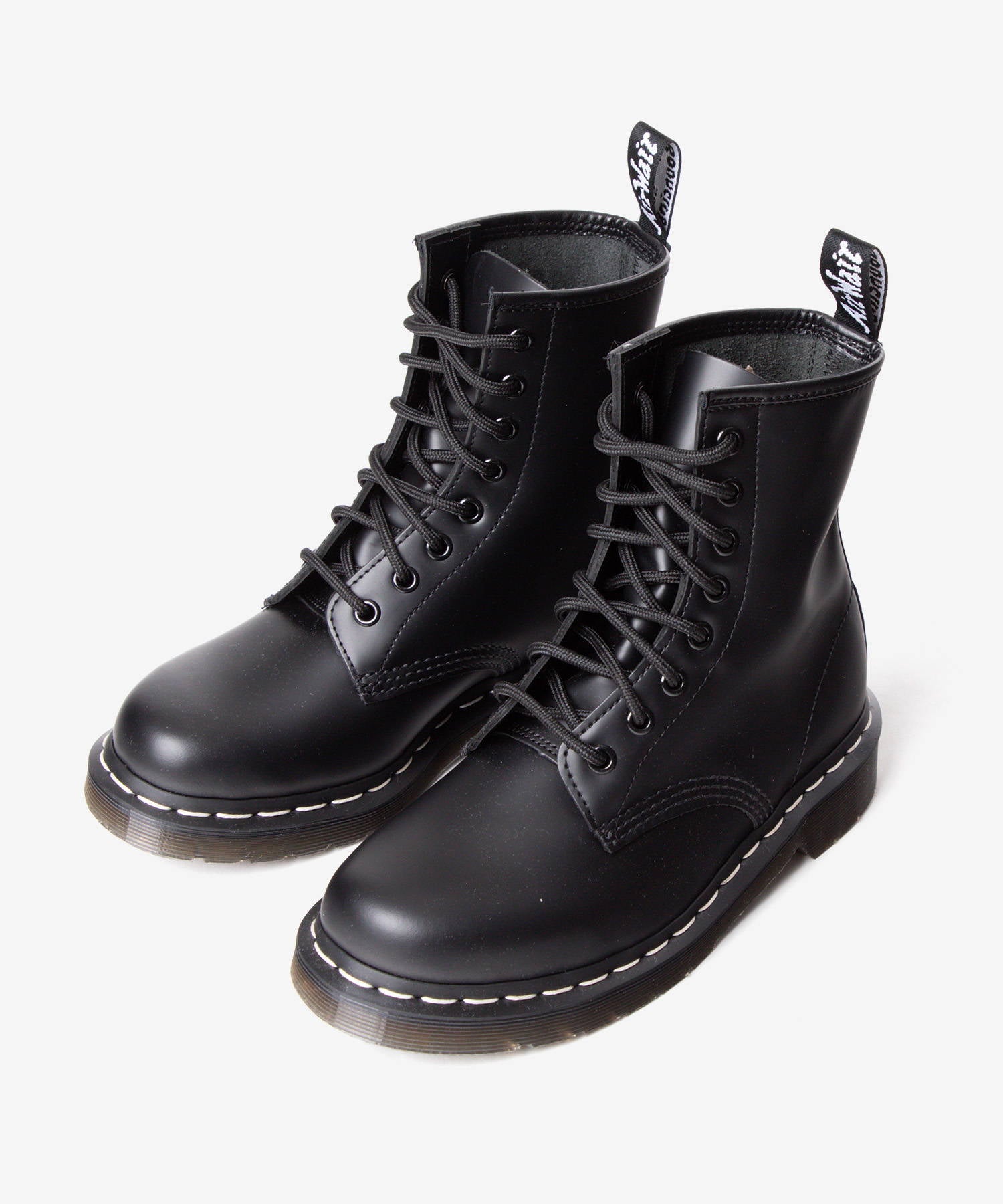 Dr.Martens　1460 ブーツ 24.0 Dr. Martens Dr. Martens 24758001 Boots 1460 White Stitch 8 Hole Boots