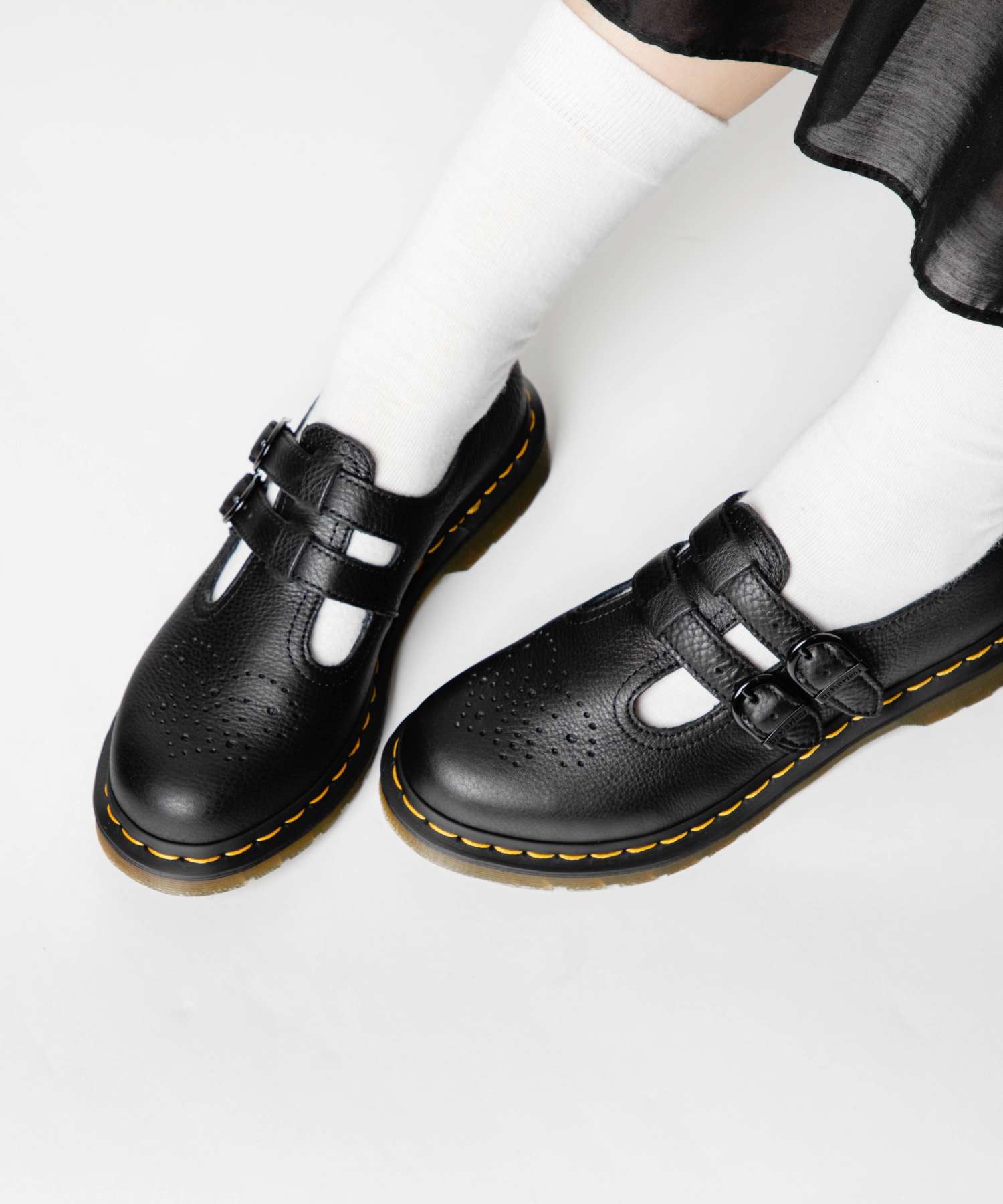 ドクターマーチン Dr.Martens ドクターマーチン Dr.Martens 8065 メリージェーン シューズ VIRGINIA LEATHER MARY JANE SHOES ヴァージニア 30 (BLACK/ブラック) BLACK/ブラック