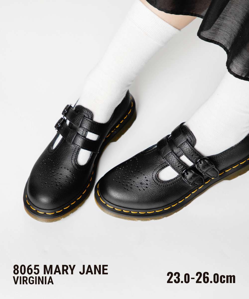 ドクターマーチン Dr.Martens ドクターマーチン Dr.Martens 8065 メリージェーン シューズ VIRGINIA LEATHER MARY JANE SHOES ヴァージニア 30 (BLACK/ブラック) BLACK/ブラック