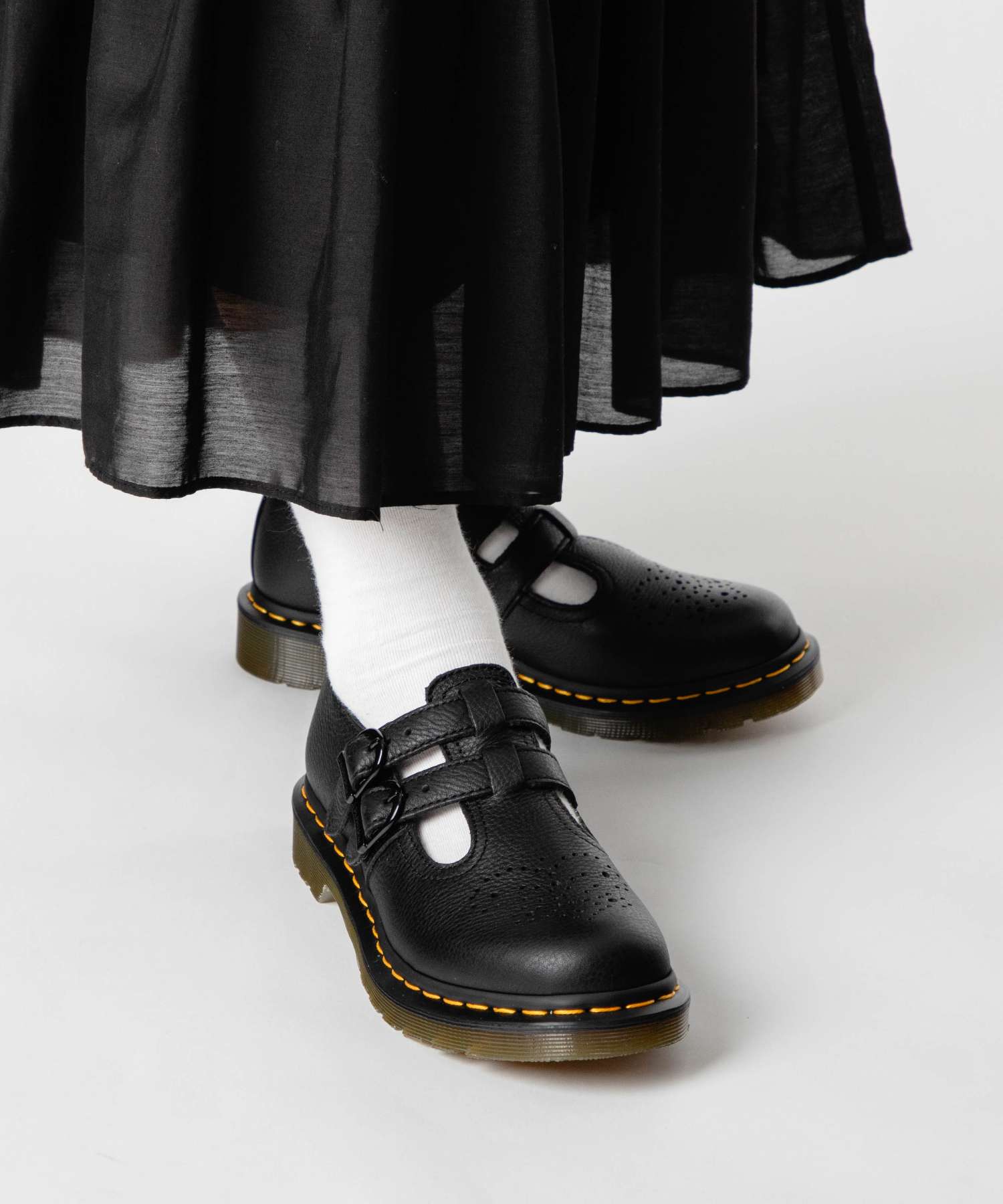 ドクターマーチン Dr.Martens ドクターマーチン Dr.Martens 8065 メリージェーン シューズ VIRGINIA LEATHER MARY JANE SHOES ヴァージニア 30 (BLACK/ブラック) BLACK/ブラック