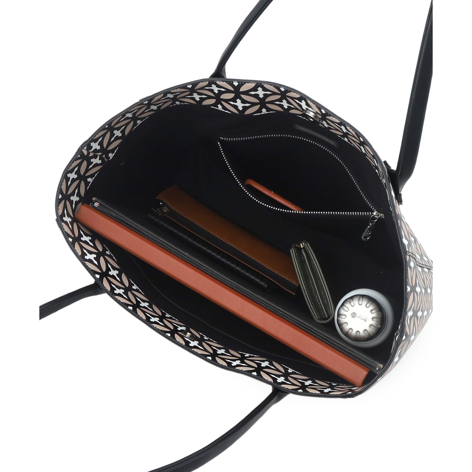 ドレステリア DRESSTERIOR オーバーラップサークル リサイクルレザートート (ナチュラル(150)) ナチュラル(150)