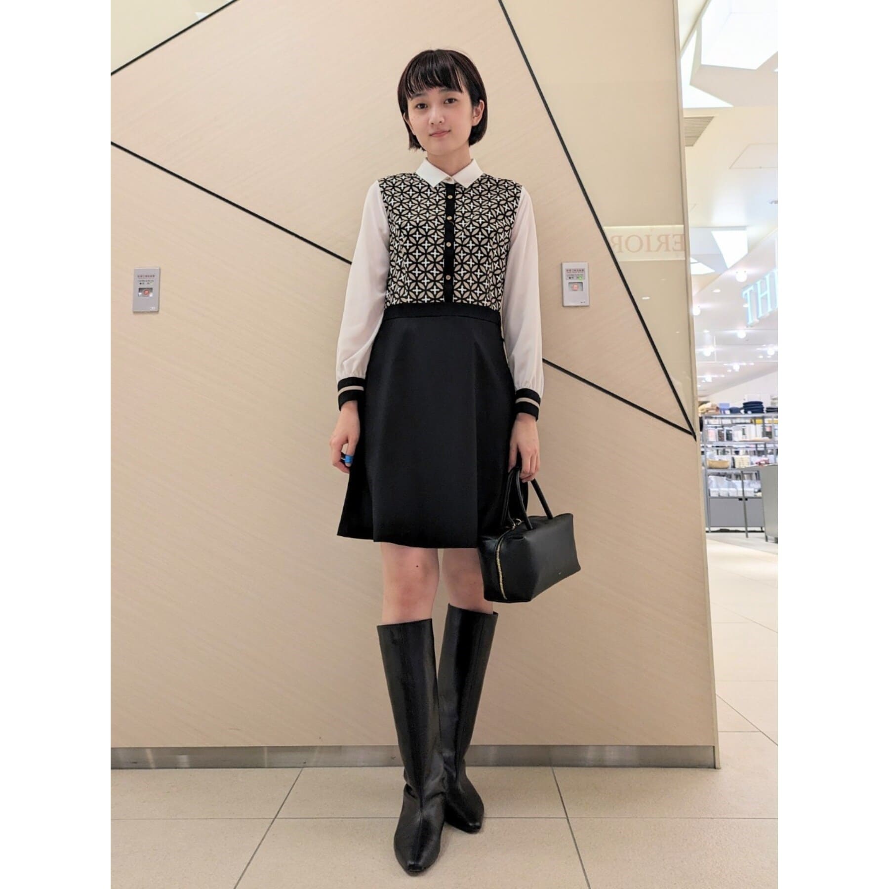 ドレステリア DRESSTERIOR Dhyana.(ディアナドット)×金子綾 ロングブーツ (ブラック(019)) ブラック(019)