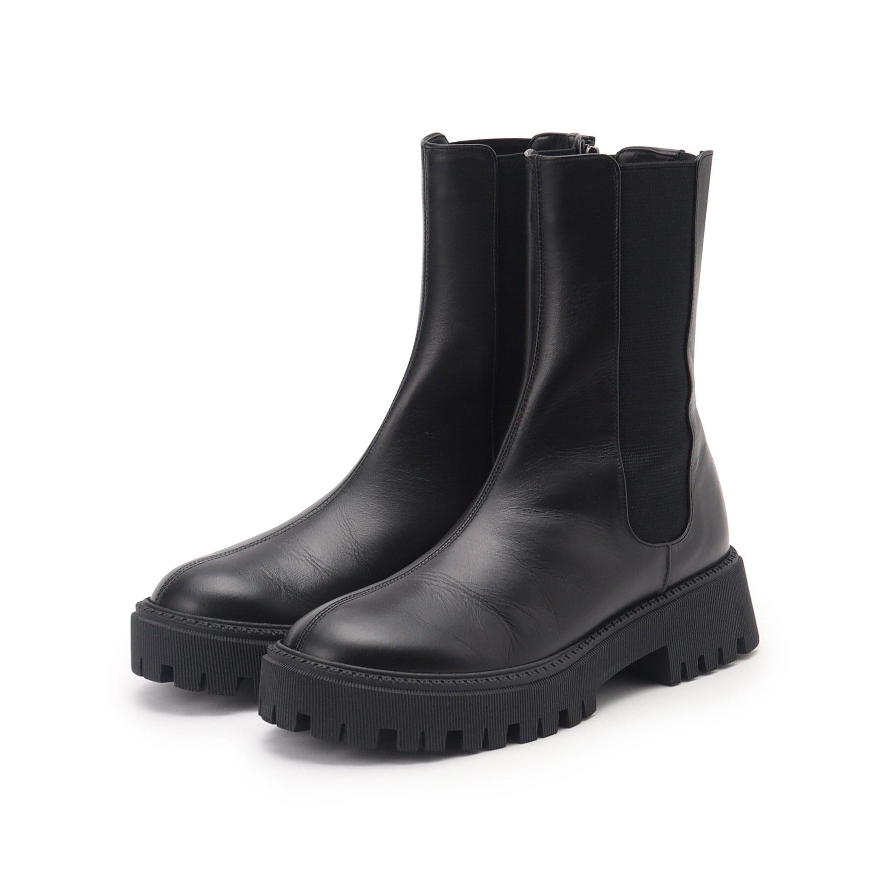 ドレステリア DRESSTERIOR Dhyana.(ディアナドット) バックファスナー チェルシーブーツ (ブラック(019)) ブラック(019)