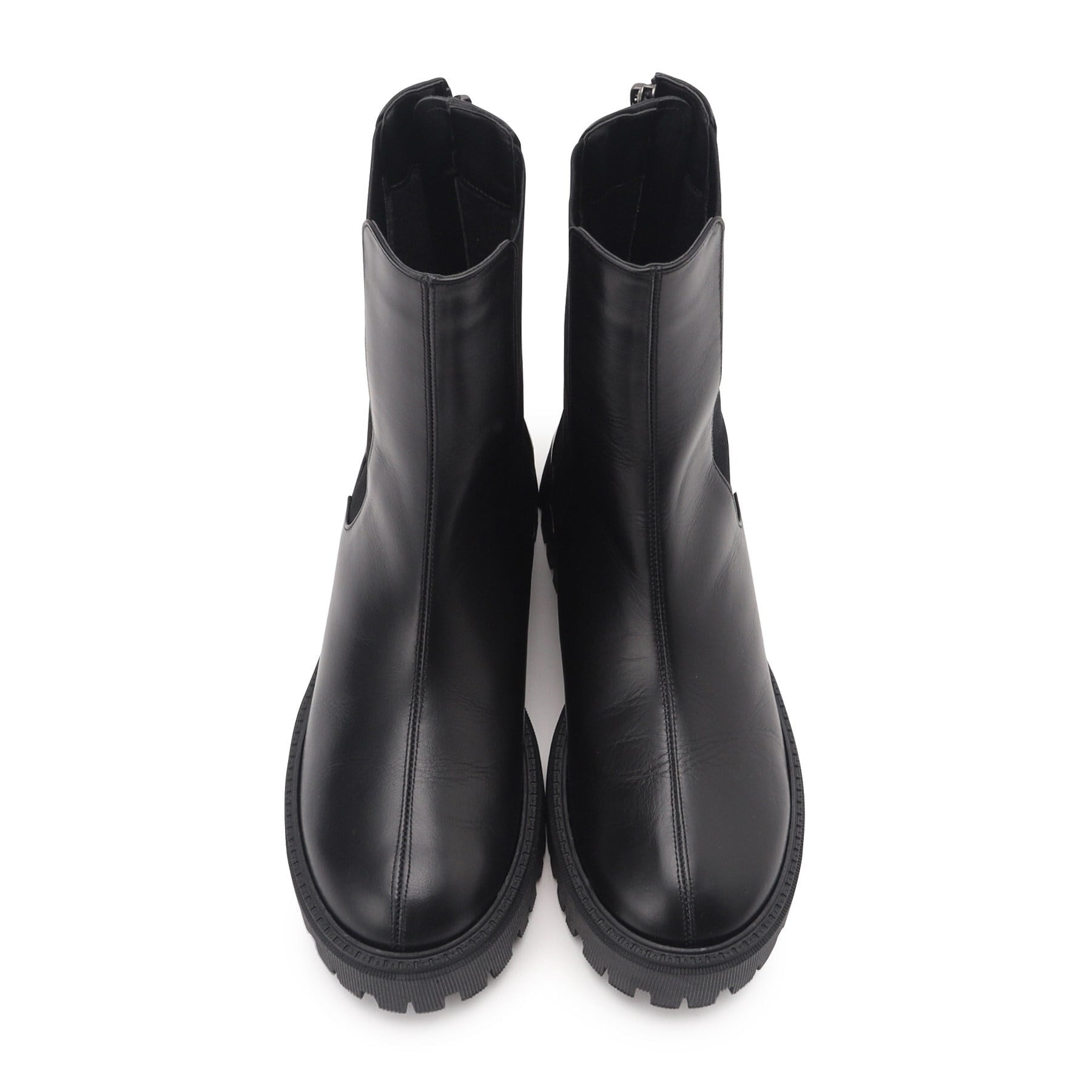 ドレステリア DRESSTERIOR Dhyana.(ディアナドット) バックファスナー チェルシーブーツ (ブラック(019)) ブラック(019)