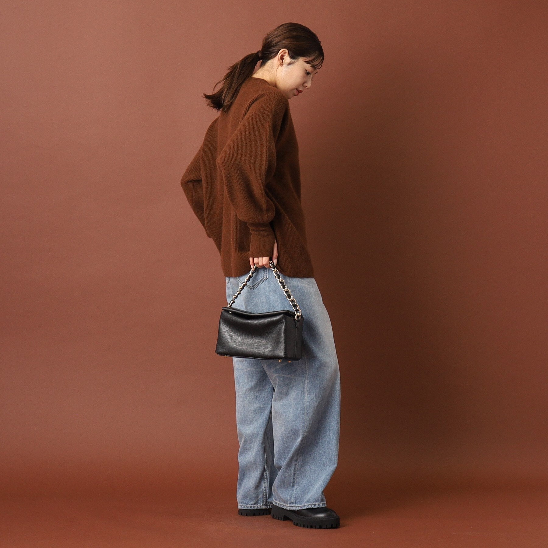 ドレステリア DRESSTERIOR Dhyana.(ディアナドット) バックファスナー チェルシーブーツ (ブラック(019)) ブラック(019)