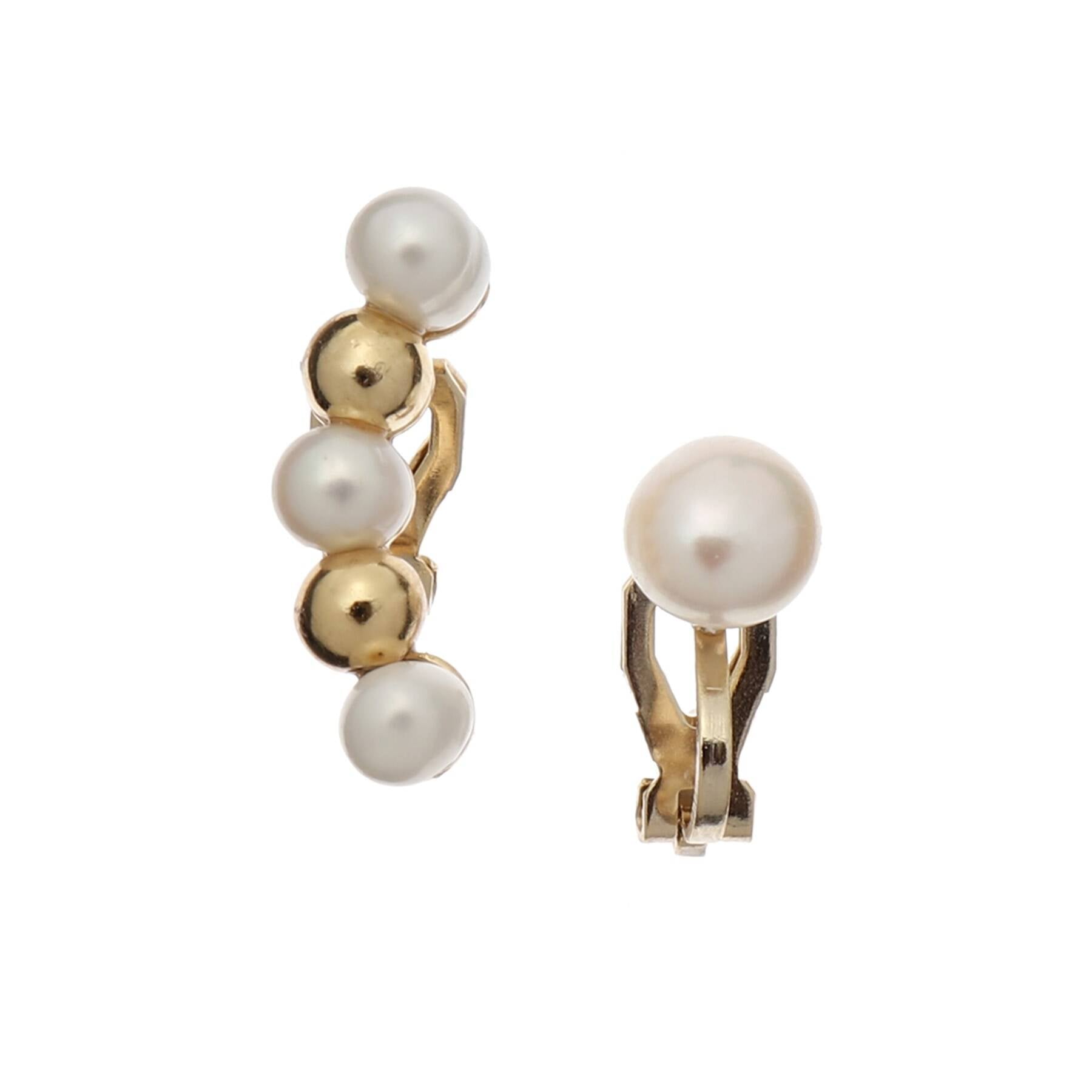 ドレステリア DRESSTERIOR 淡水パールアシンメトリーイヤリング (ゴールド(007)) ゴールド(007)