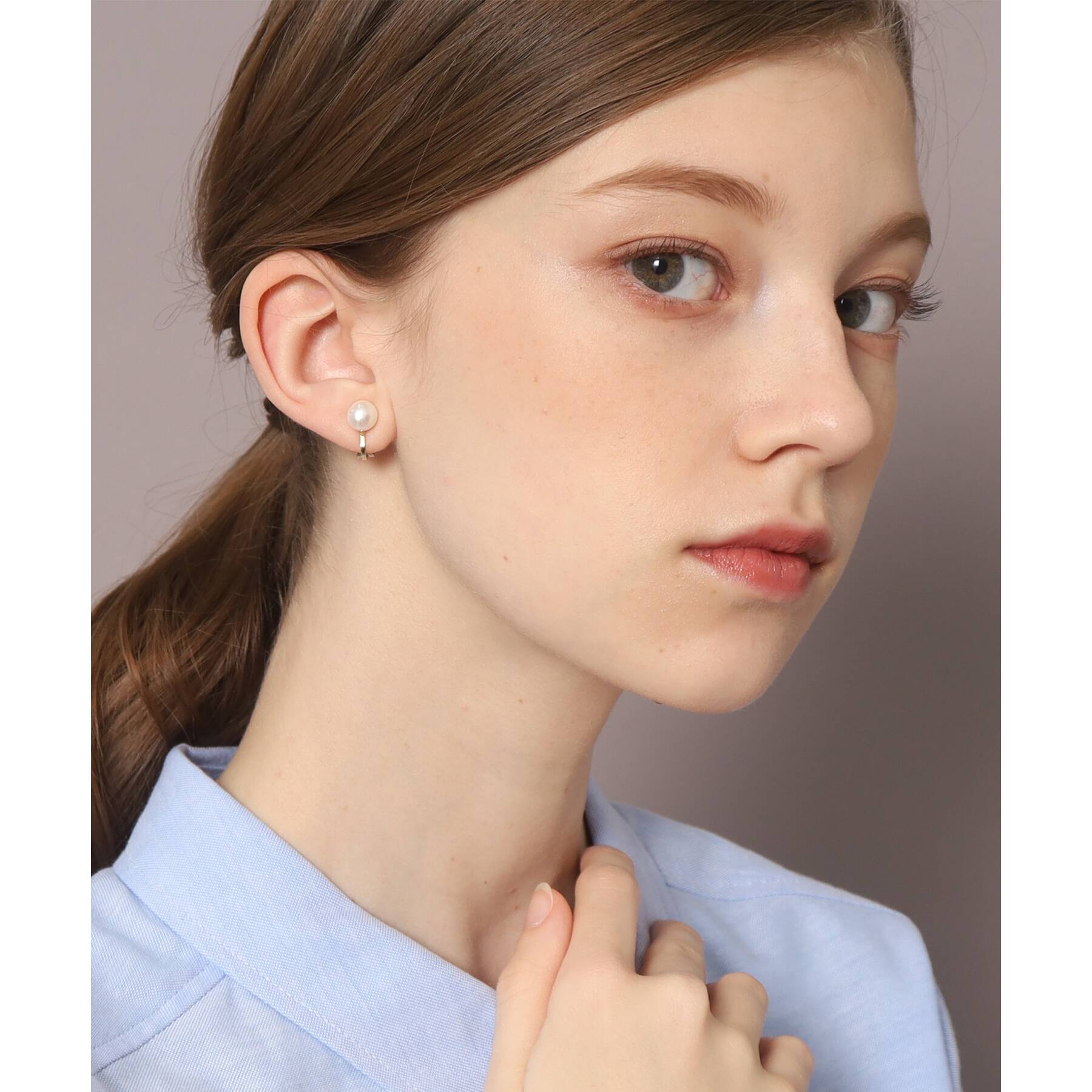 ドレステリア DRESSTERIOR 淡水パールアシンメトリーイヤリング (ゴールド(007)) ゴールド(007)