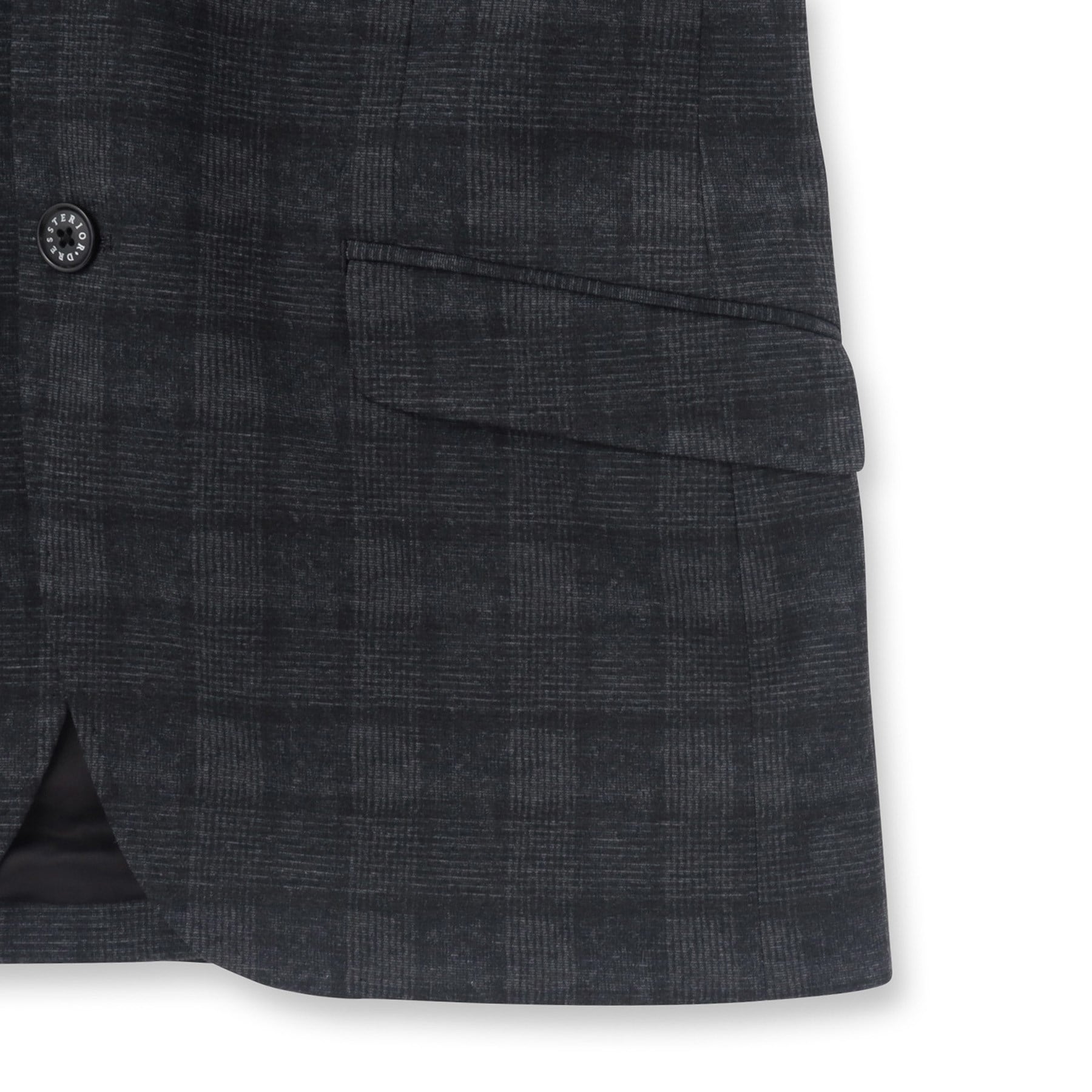 ドレステリア DRESSTERIOR ネイビーグレンチェックSET UPジャケット (ネイビー(294)) ネイビー(294)