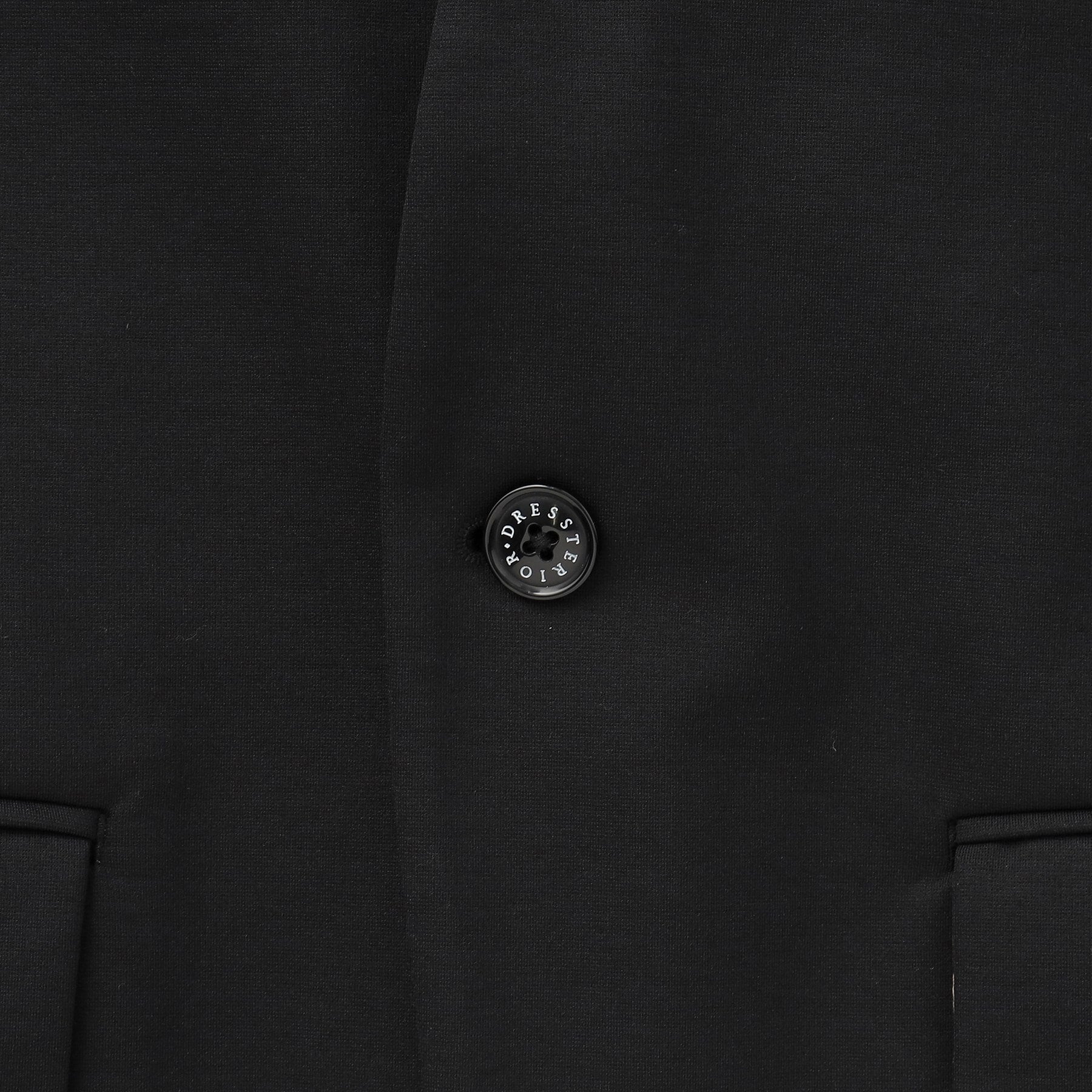 ドレステリア DRESSTERIOR ジャージーノーカラージャケット (ブラック(019)) ブラック(019)