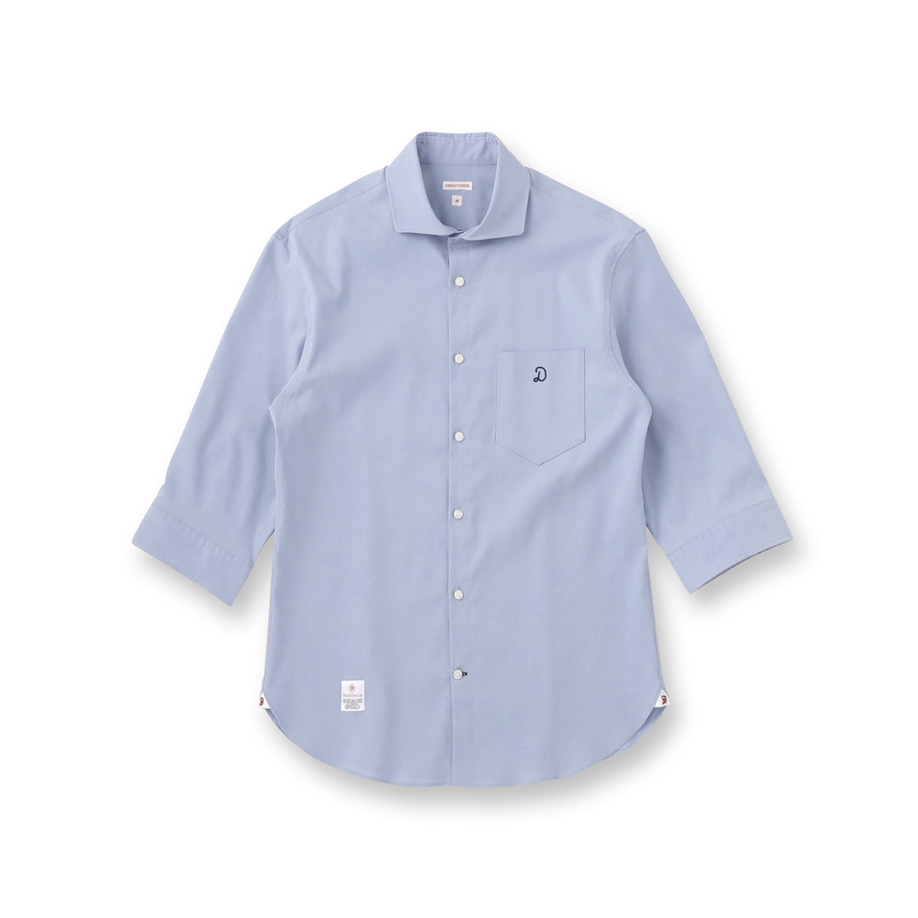 ドレステリア DRESSTERIOR リネン混スリークオーターシャツ (ホワイト(001)) ホワイト(001)