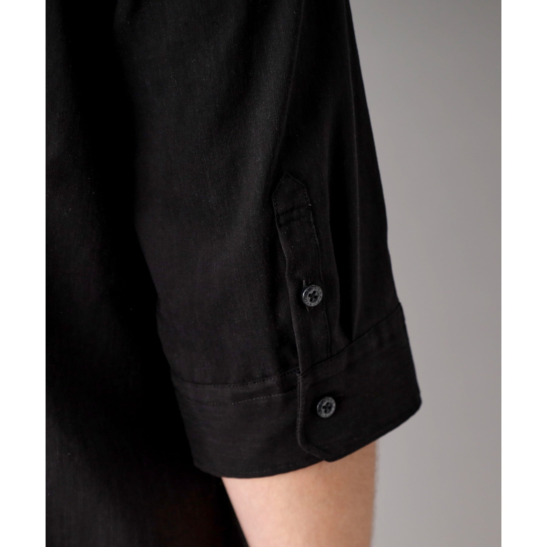 ドレステリア DRESSTERIOR リネン混スリークオーターシャツ (ホワイト(001)) ホワイト(001)