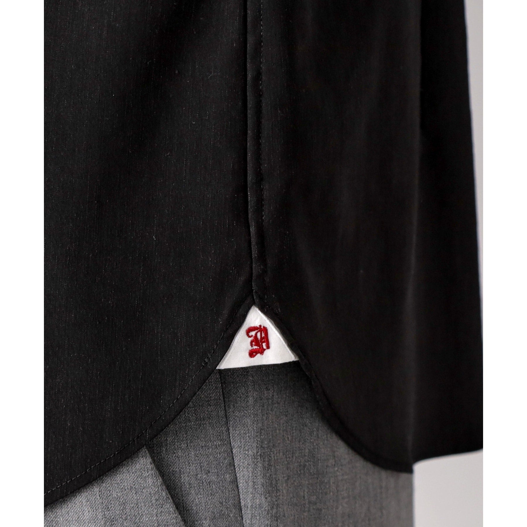 ドレステリア DRESSTERIOR リネン混スリークオーターシャツ (ホワイト(001)) ホワイト(001)