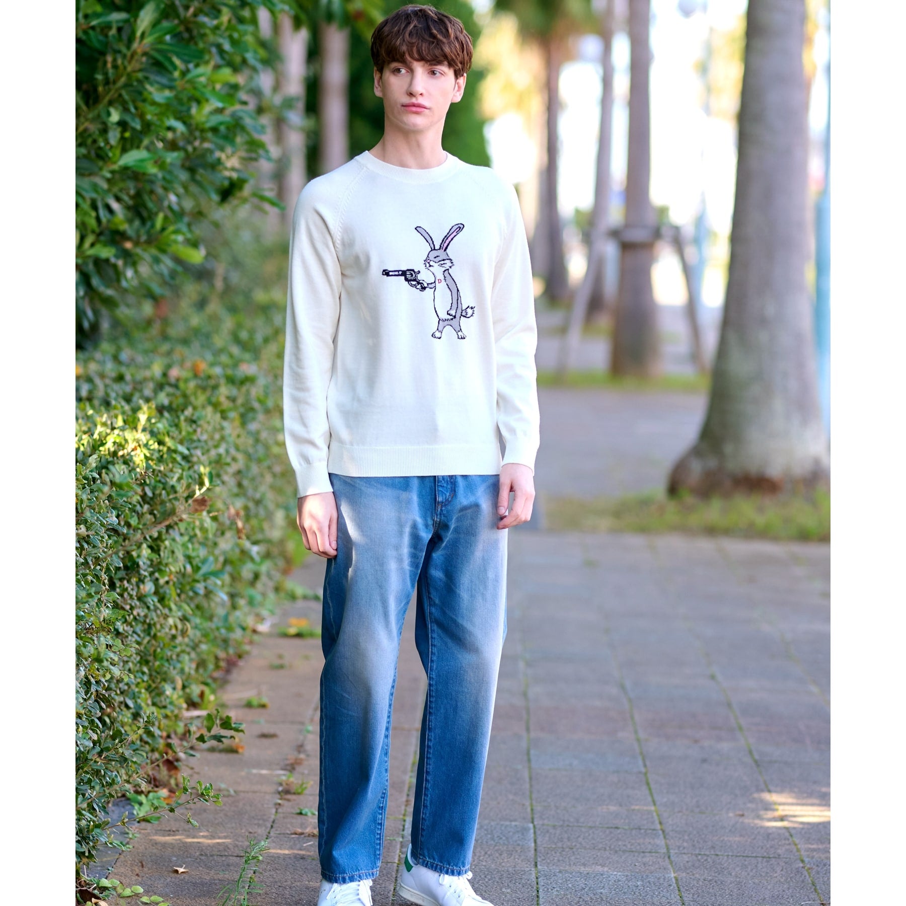 ドレステリア DRESSTERIOR ラビットインターシャニット (ネイビー(094)) ネイビー(094)