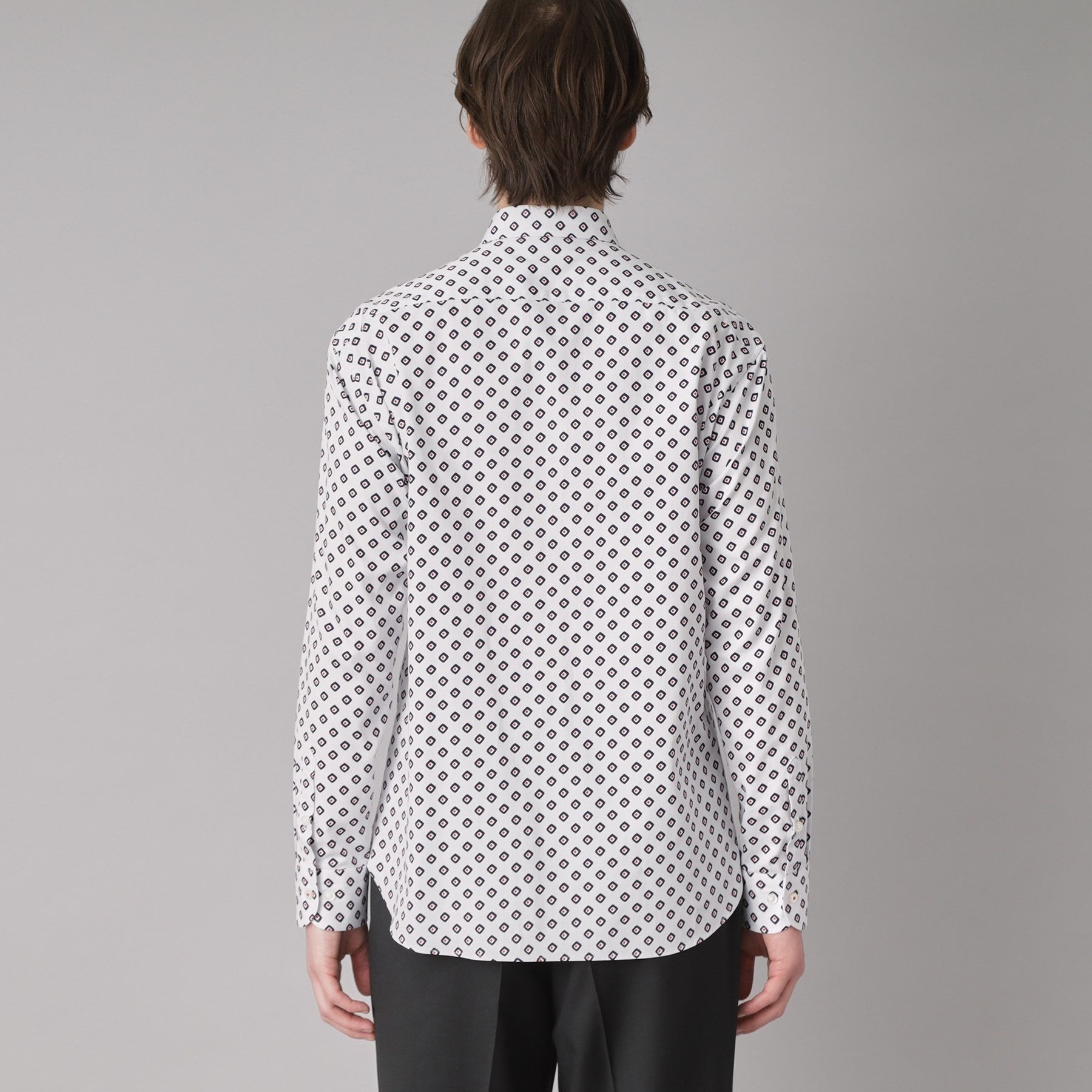 ドレステリア DRESSTERIOR ポートベロープリントシャツ (ホワイト(501)) ホワイト(501)