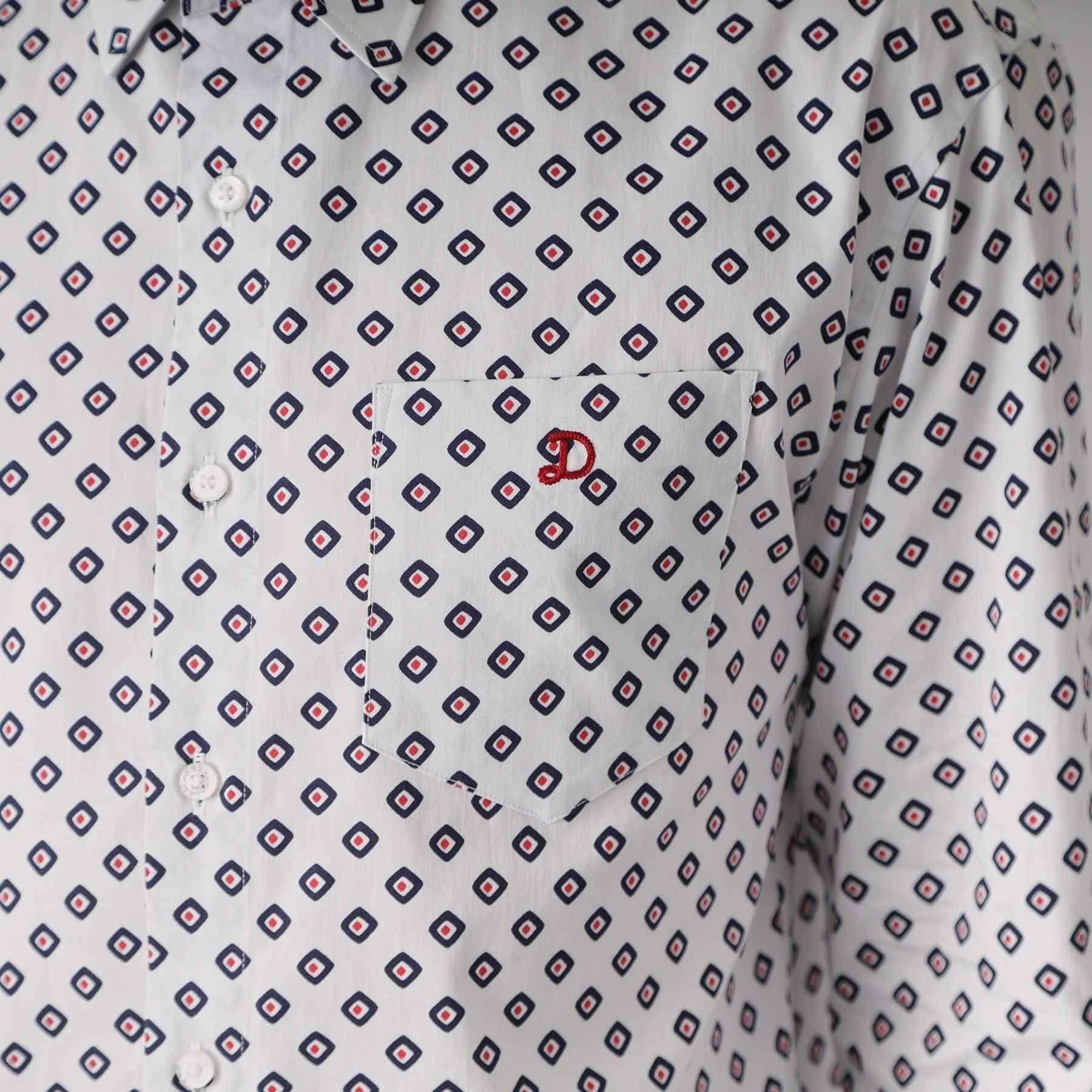 ドレステリア DRESSTERIOR ポートベロープリントシャツ (ホワイト(501)) ホワイト(501)