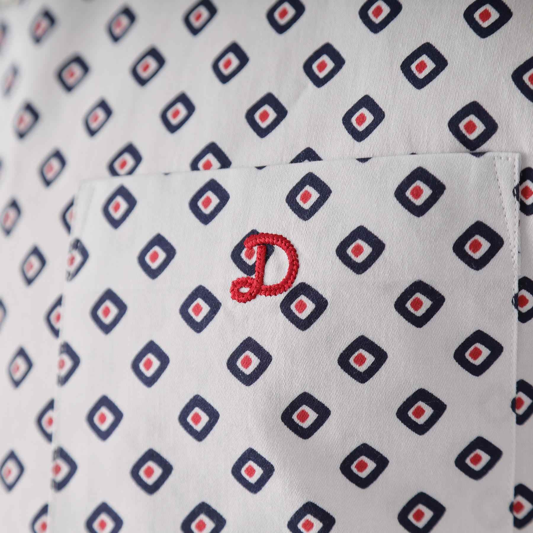 ドレステリア DRESSTERIOR ポートベロープリントシャツ (ホワイト(501)) ホワイト(501)