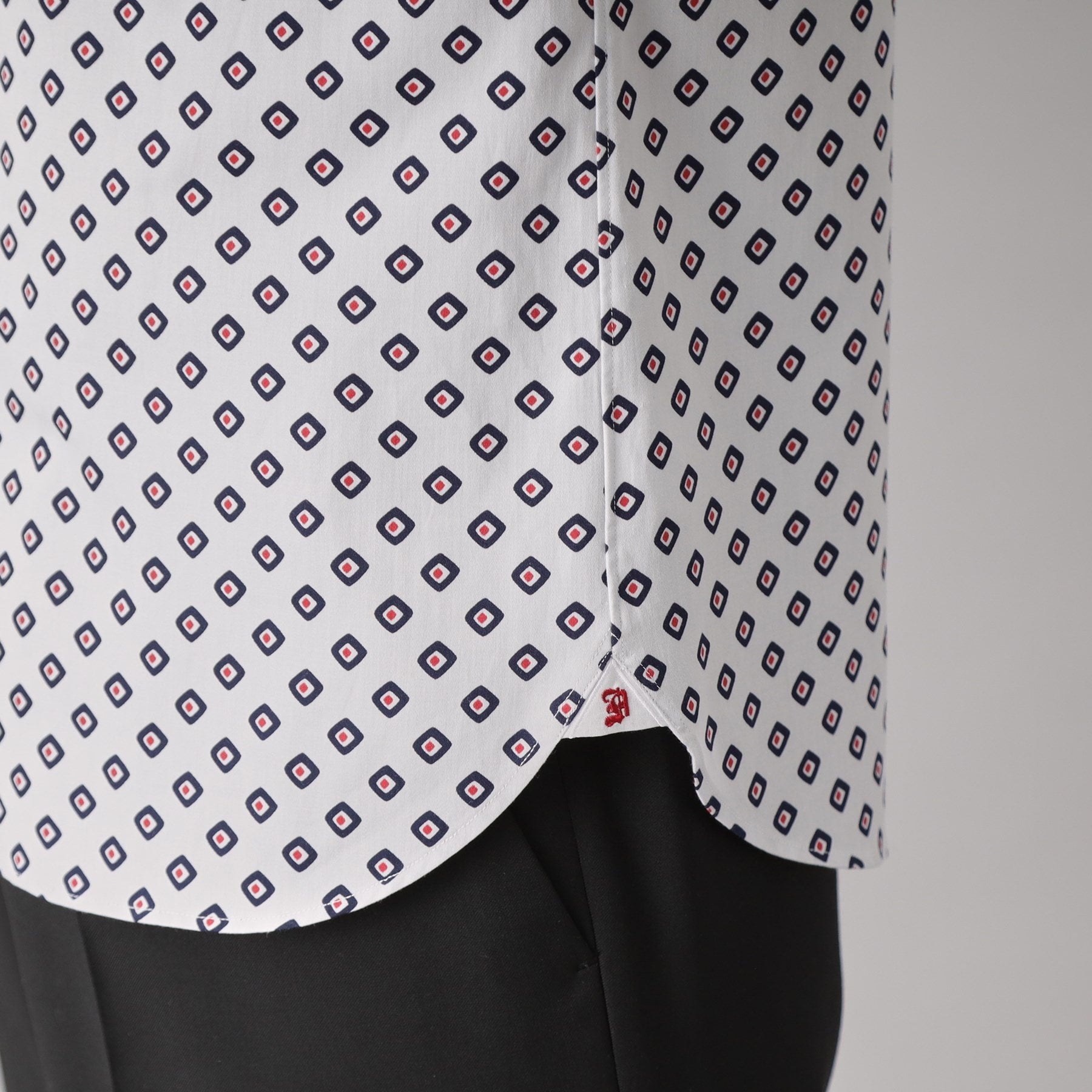 ドレステリア DRESSTERIOR ポートベロープリントシャツ (ホワイト(501)) ホワイト(501)