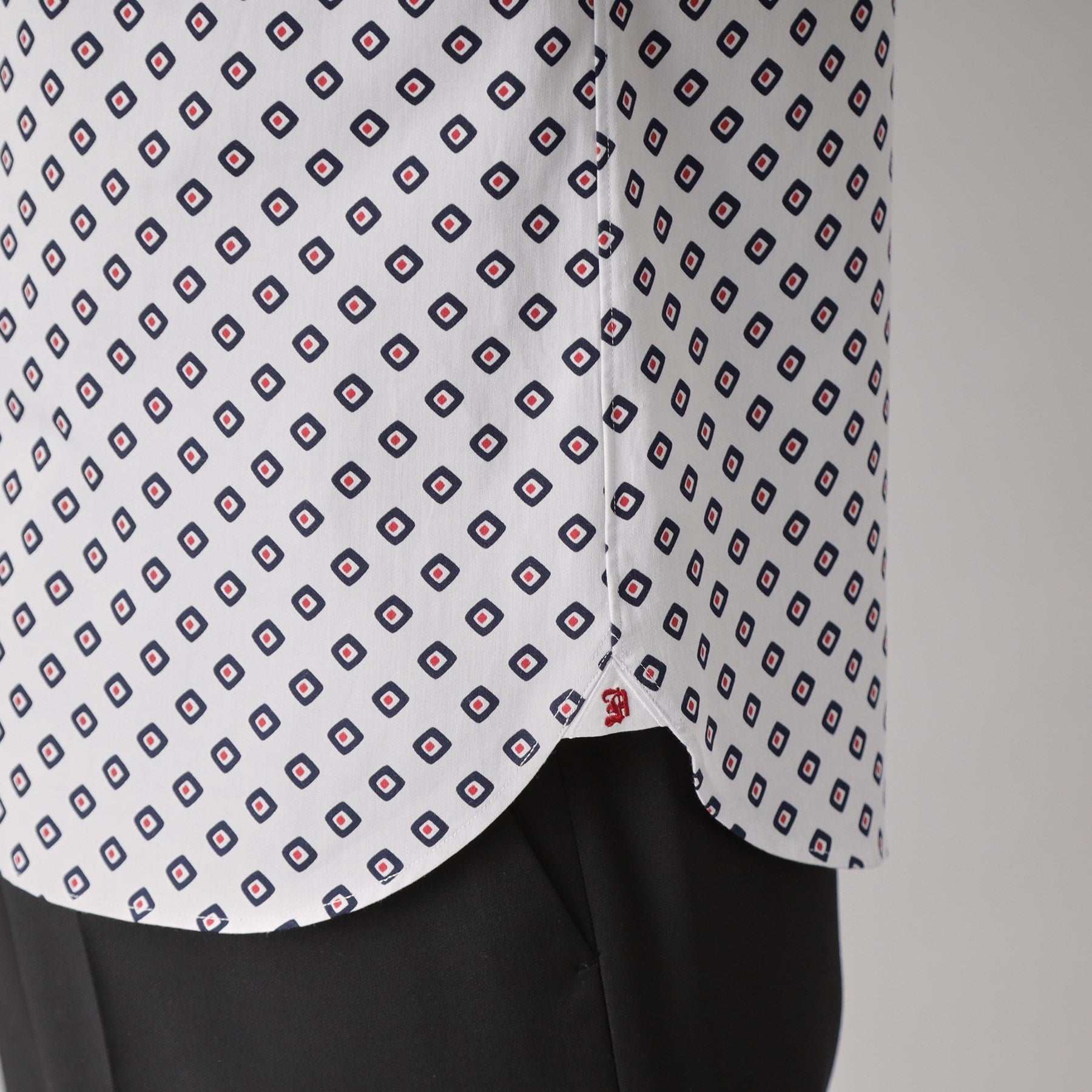 ドレステリア DRESSTERIOR ポートベロープリントシャツ (ホワイト(501)) ホワイト(501)