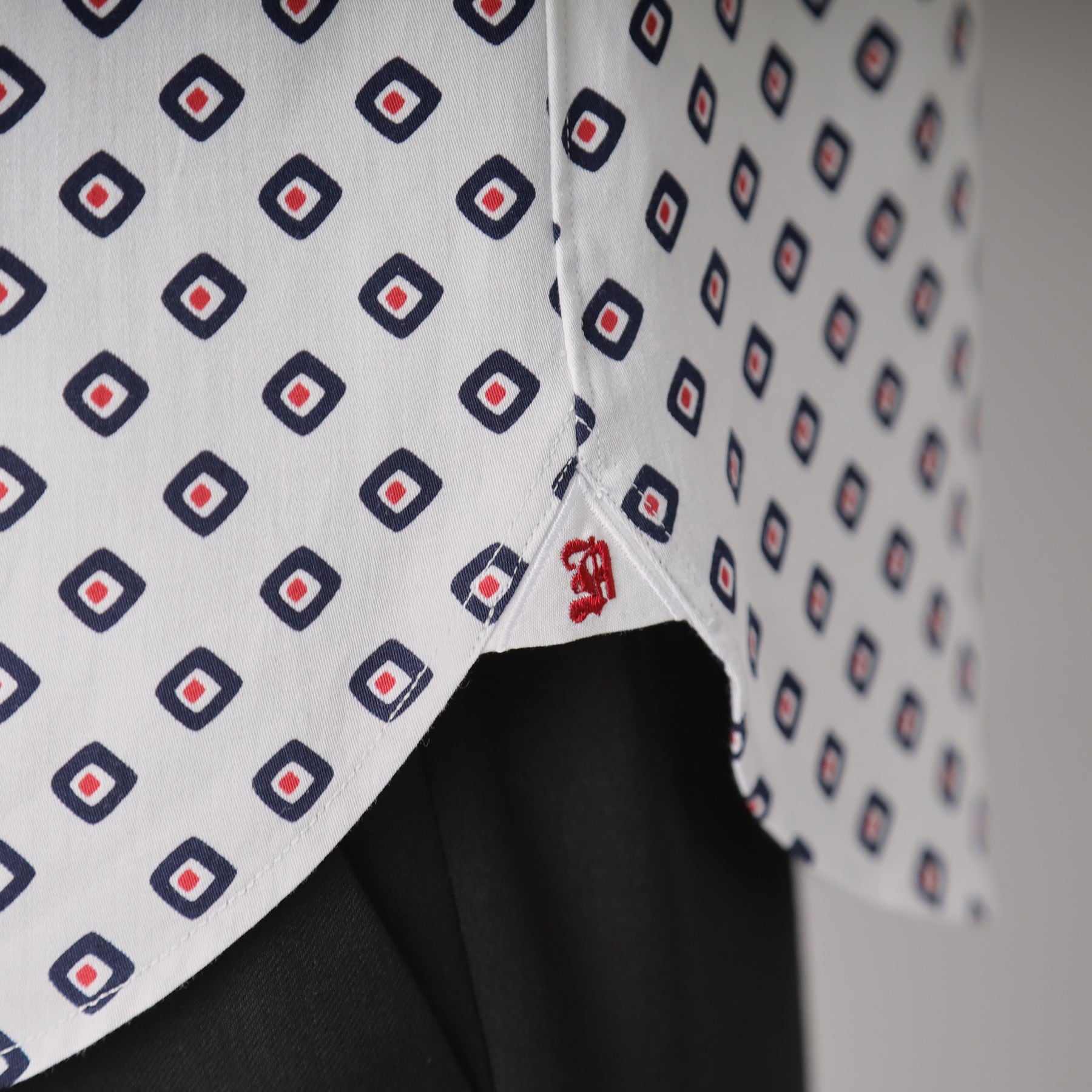 ドレステリア DRESSTERIOR ポートベロープリントシャツ (ホワイト(501)) ホワイト(501)