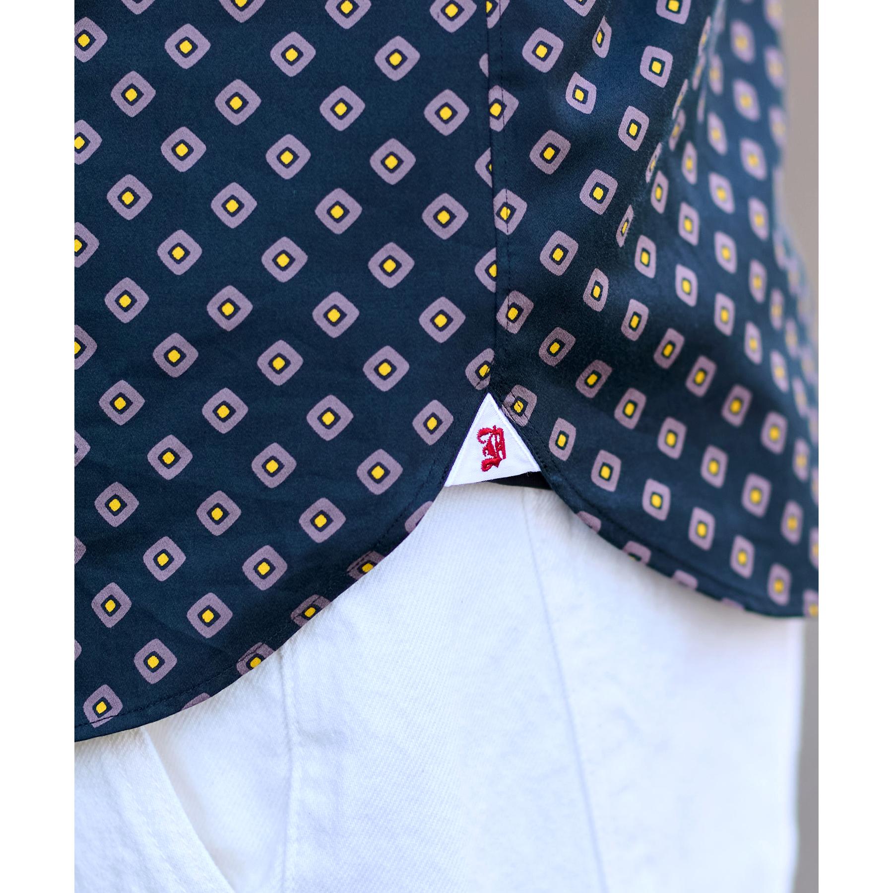 ドレステリア DRESSTERIOR ポートベロープリントシャツ (ホワイト(501)) ホワイト(501)